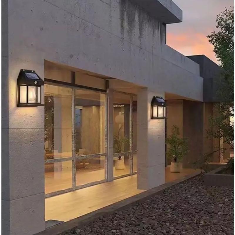 Wall Light Powerful Solar Lamp Smart Sensor Lantern Street Light Waterproof Solar Lantern Built-in Battery Light Portable Lamp