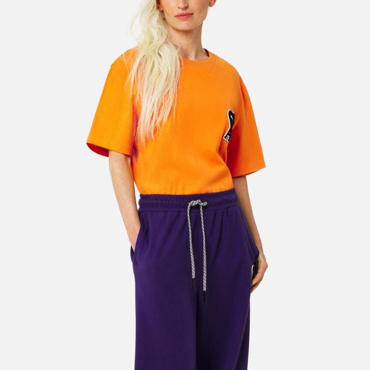 Puma x Ami Tee Jaffa Orange Unisex Tops 535992-72