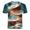 Kids 3D Plant Fruit Flower Graphic Round Neck Short Sleeve T Shirt For School Outdoor Holiday Daily Casual Leisure Daily Wear