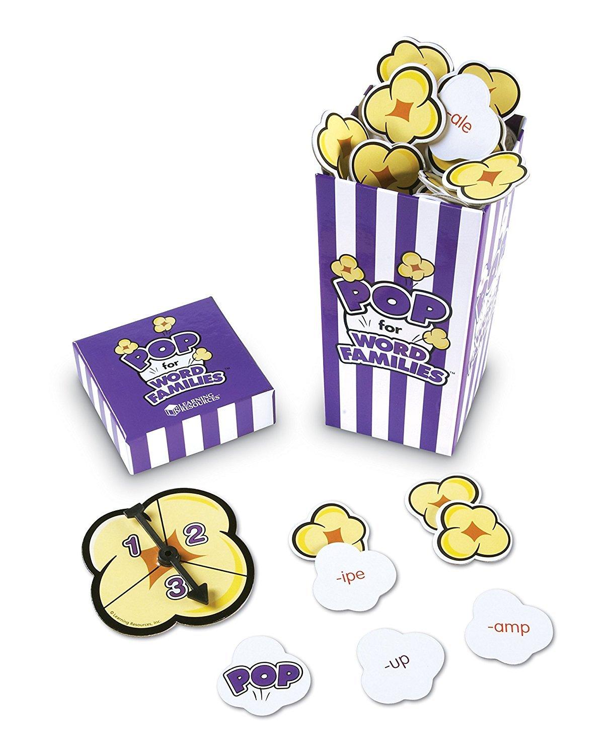 

Learning Resources Pop Games Pop for Word Families LER 8470 - (Popcorn) [Used]