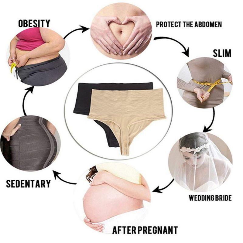 Jednobarevné dámské a dámské spodní prádlo tanga bezešvý tvar těla pro tvarování boků
