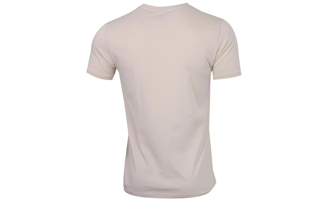 PUMA T Shirts Men's Light Khaki Crew Neck Moderate Straight Fit 596535-88