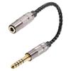 AS62 HIFI 4.4MM Balanced Headphone Adapter Audio Cable 4.4 XLR 4 Pin Male To Female Angle