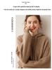 Women's Super Thick Cashmere Knit Hoodie - Autumn/Winter Long Sleeve Loose Casual Pullover Sweater