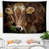 Hot Sale Custom High Quality Cow Wall Hanging Hd Landscape 3D Printing Digital Printing Home Decoration Tapestry