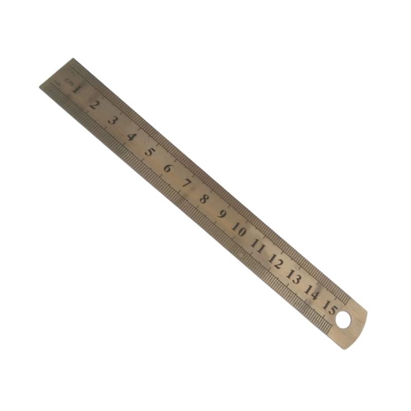 Stainless Straight Ruler Measuring Tools Stationery Drafting Accessory for School Office Home Architect Craft 15/20/30cm
