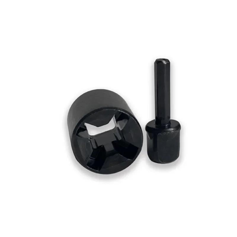 Scissor Jack Adapter - Compatible with 1/2-Inch Drive or Impact Wrench Tools, Heavy-Duty Steel Construction, Secure Grip