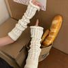 Womens Vintage Sleeve Winter Wrist Gloves Wrist Warmer Gloves Y2K Glove Fingerless Gloves for Halloween Party