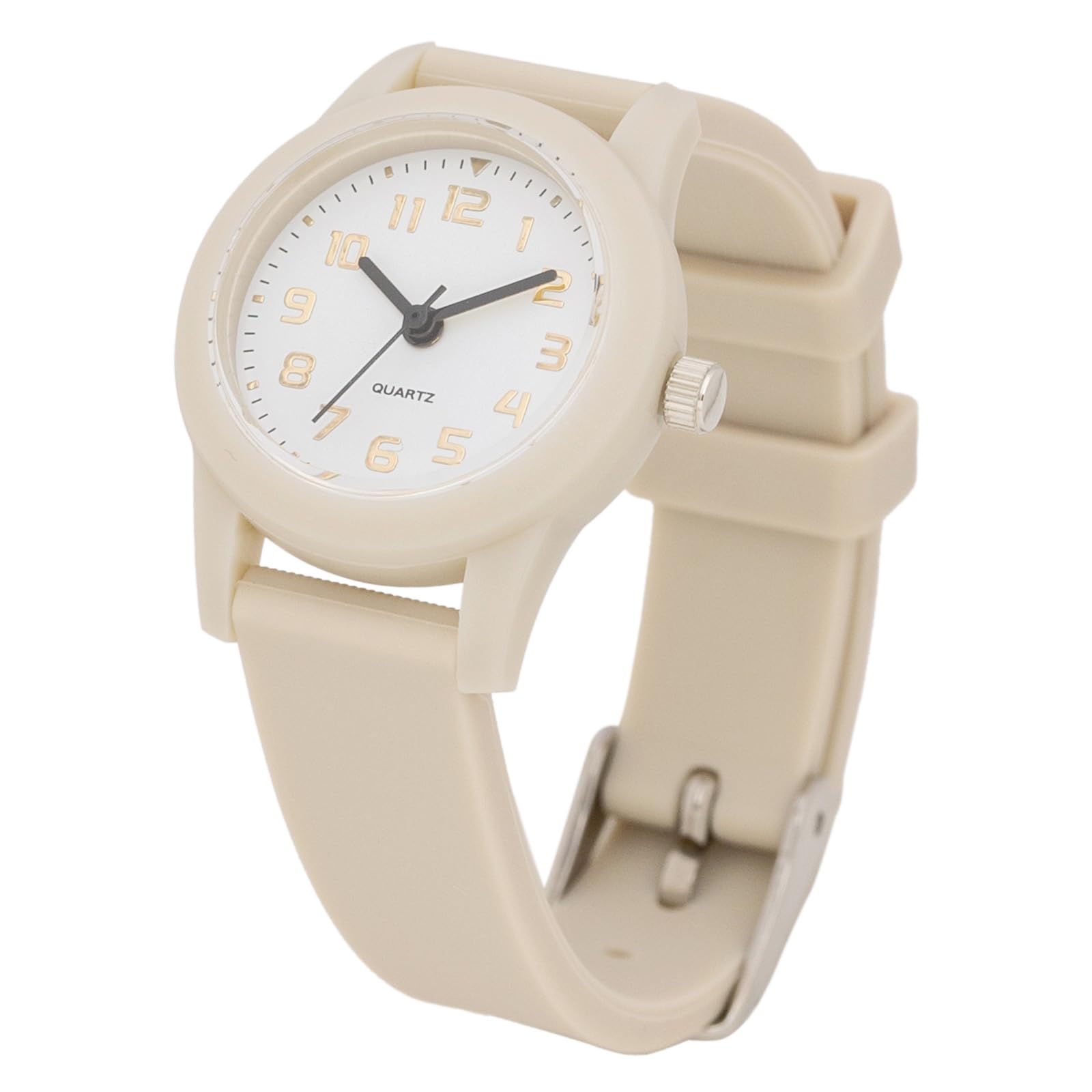 

[Fieldwork] Women s Watch Analog Silicone Belt Gray Caesar PP013-2