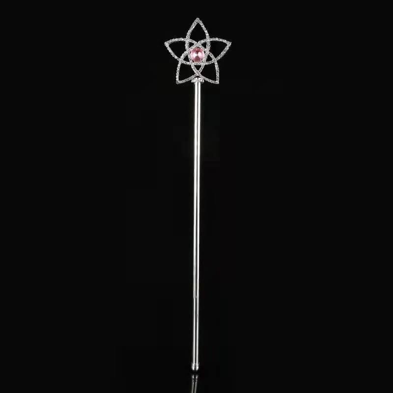 Princess Rhinestone Star Scepter Crown Fairy Wand