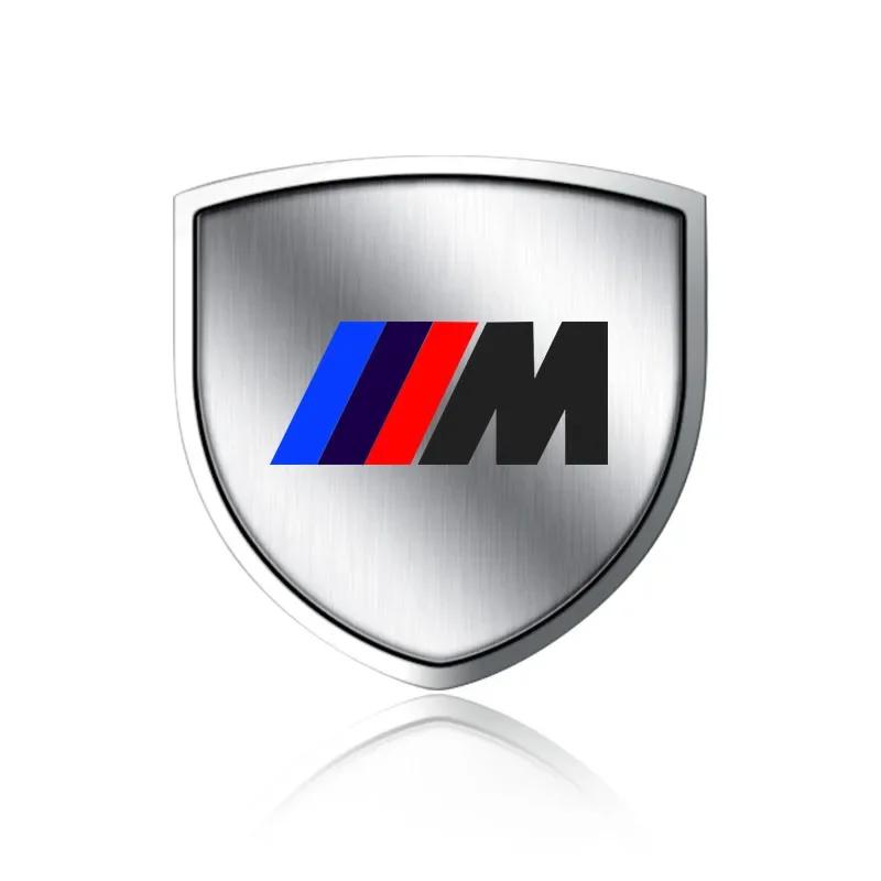 Car Metal Sticker Custom Shield Car Rear Trunk Shield Emblem Badge Sticker For BMW M Performance 1 3 5 7 Series M3 M4 M5 M6 X1