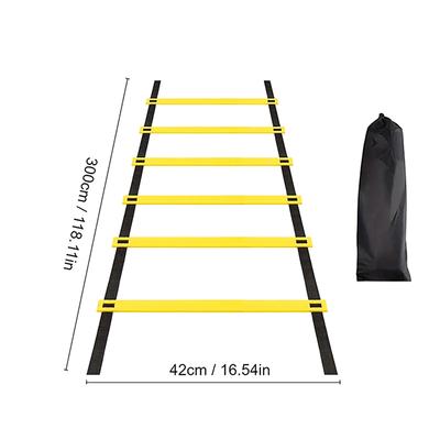 Agility Ladders Nylonremmar för hastighetsträning och sport Flexibilitet Agility Fotbollsträning Energistegeutrustning