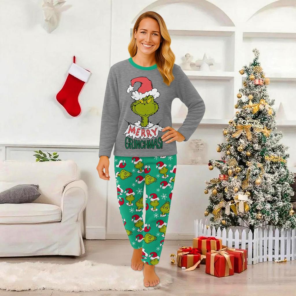 Passende Familiensets mit Weihnachtsmotiven, Langarmshirts und Hosen