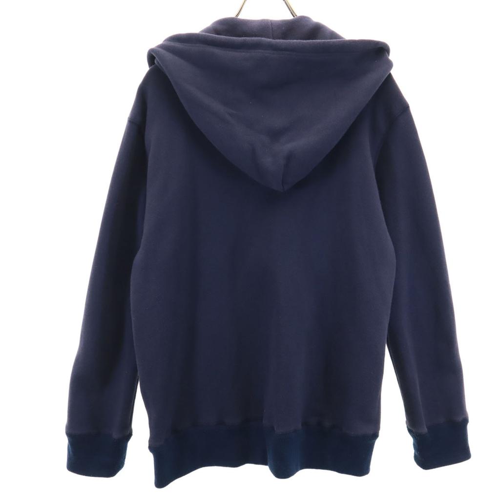 FINAL HOME Long sleeve Sweat double riders Zip hoodie M Navy Men's Used