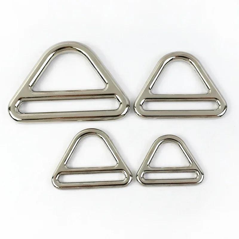 2/5/10Pcs Meetee 25-50mm Metal O Rings Buckle Tri-glide Slider Clasp Bag Strap Connect Buckles Belts Adjust Hook DIY Accessories