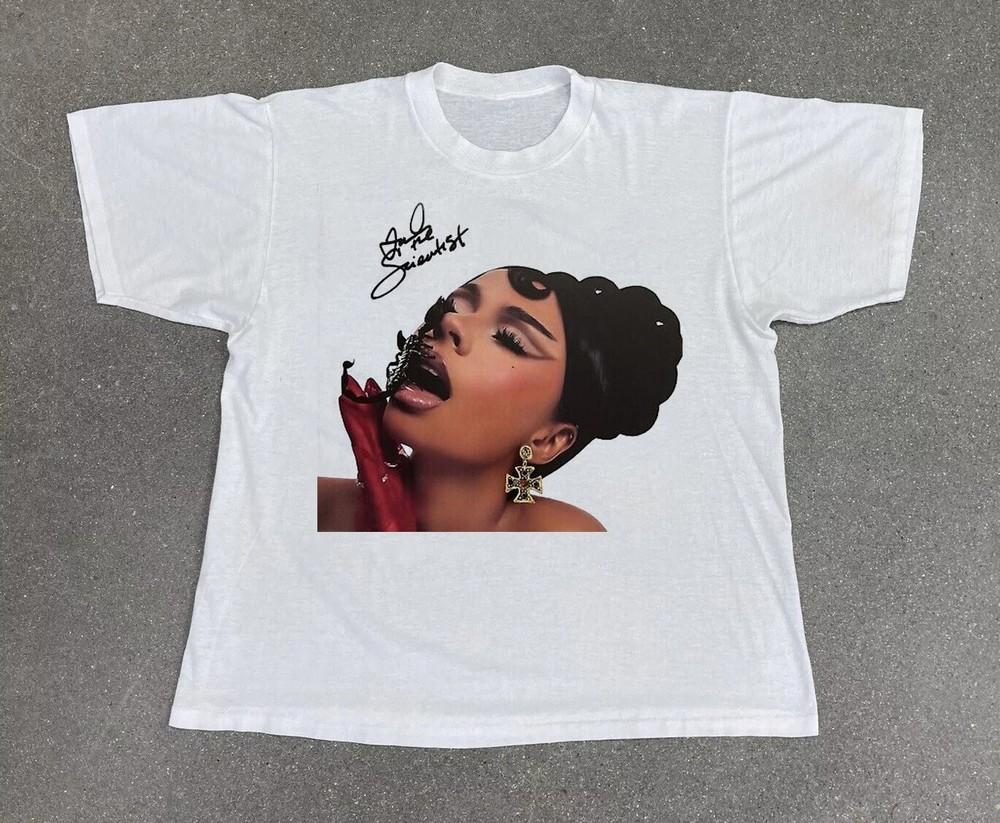 

MARIAH THE SCIENTIST SIGNED BE EATEN ALIVE WHITE COLOR SHIRT Unisex T-Shirt M