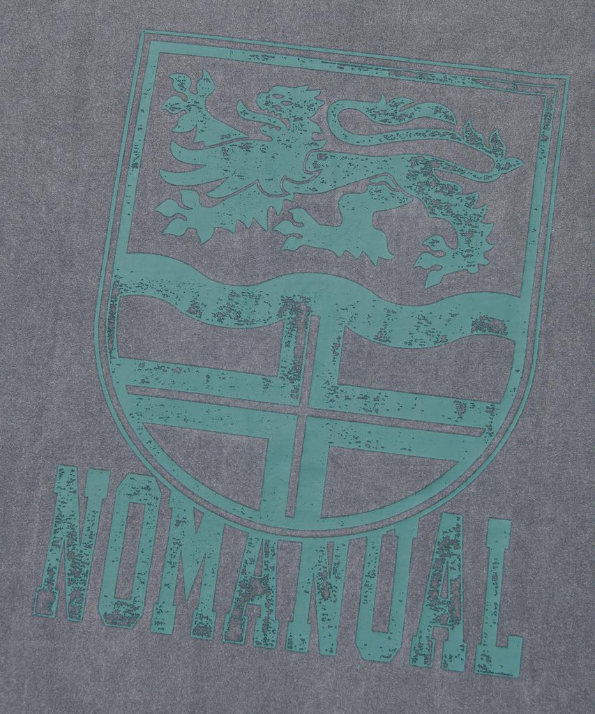 Nomaenyueol Emblem Washed T-Shirt - Washed Gray