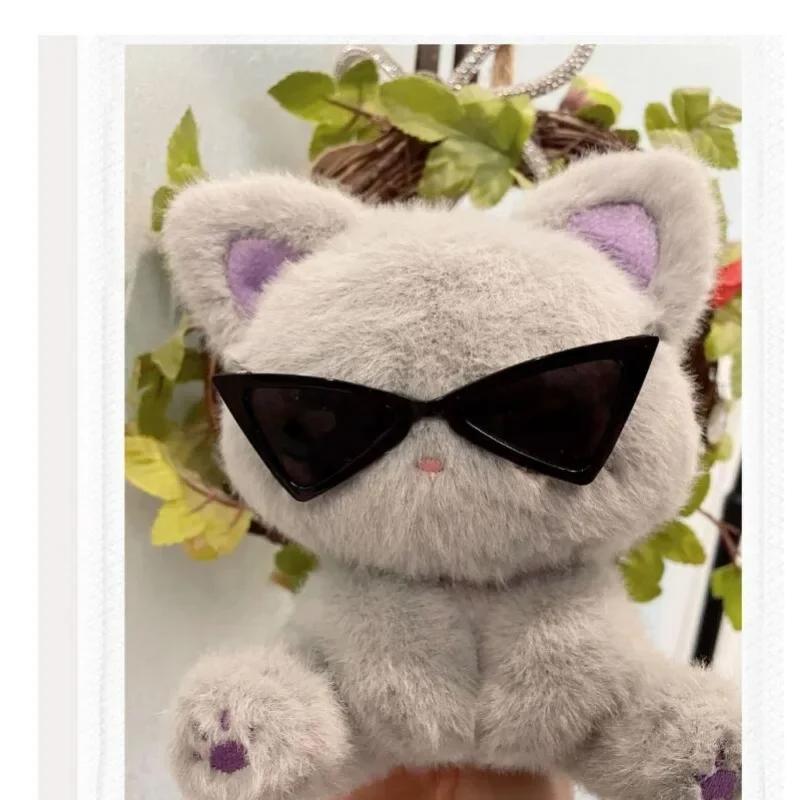 Vintage Triangular Pet Cat Sunglasses Pet Products for Small Dogs Kitten Puppy Cat Accessories Reflection Eyewear Glasses