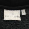 Trussardi Made In Italy Short Sleeve Polo Shirt M Black Kanoko Fabric Men's Used