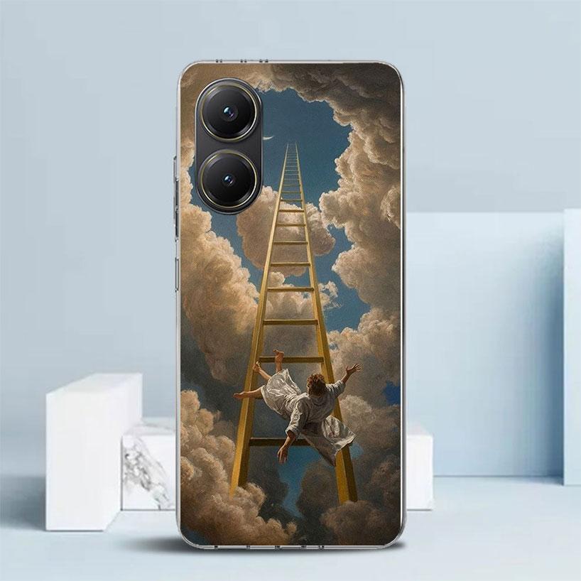 Rene Magritte Art Phone Case For Xiaomi Poco F7 Ultra X5 X6 X7 Pro M7 Redmi 15C 15 13C 13 12C 12 10C 10 10A 9 9C 9A 9T Cover Poc