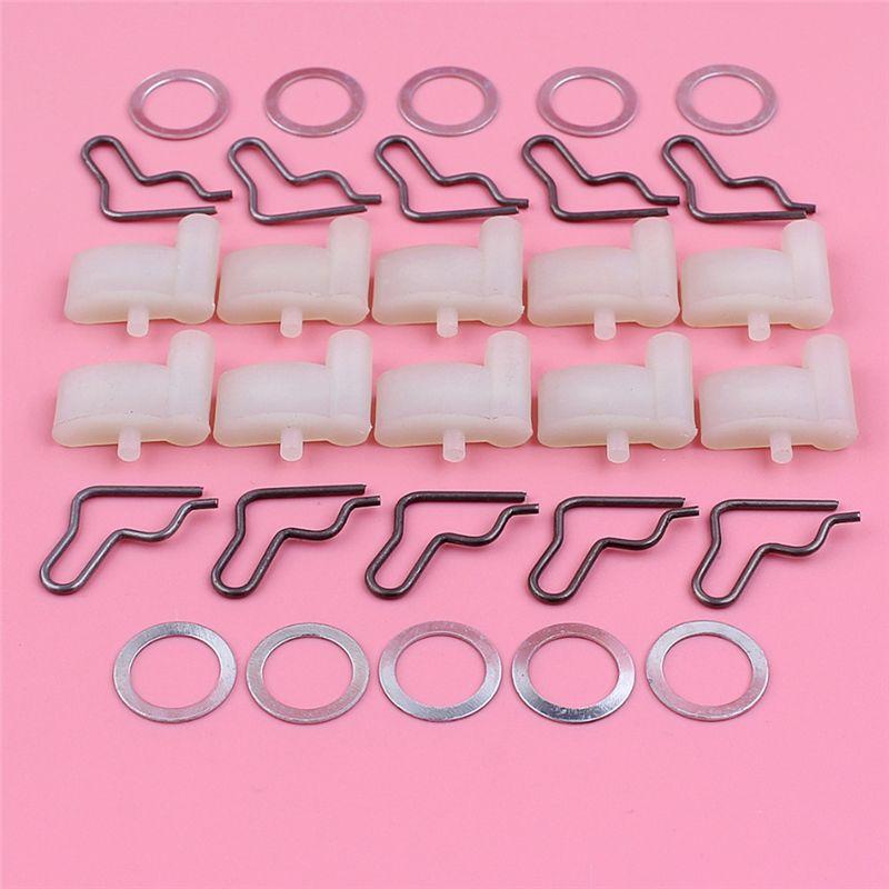ABIY Kit Includes 10Pcs Starter Pawl Dog Spring Washer For Stihl FC55 FS38 FS45 FS46 FS55 BG55 BG85 BG65 TS400 HL45 Trimmer Part