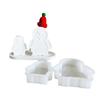 Creative Penguins Sturdy Silicone Mould for Candle and Soap Making Reusable Craft Ornament for Home Decoration