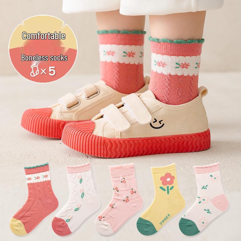 Calzini Autunnali/Invernali per Bambini - Set da 5 Paia