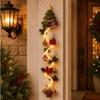 Christmas Glowing Door Hanger Ornament Creative Gift For Xmas Handmade Home Christmas Tree Decor Party Gift