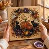 Nep Parels Kunst Doe-het-zelf Kit Halloween Spook Doe-het-zelf Kit, Spookachtige 3D Kralen Handgemaakt Feestartikelen Schilderen Knutselen, Gotische Muur voor Volwassenen Beginners Artistiek