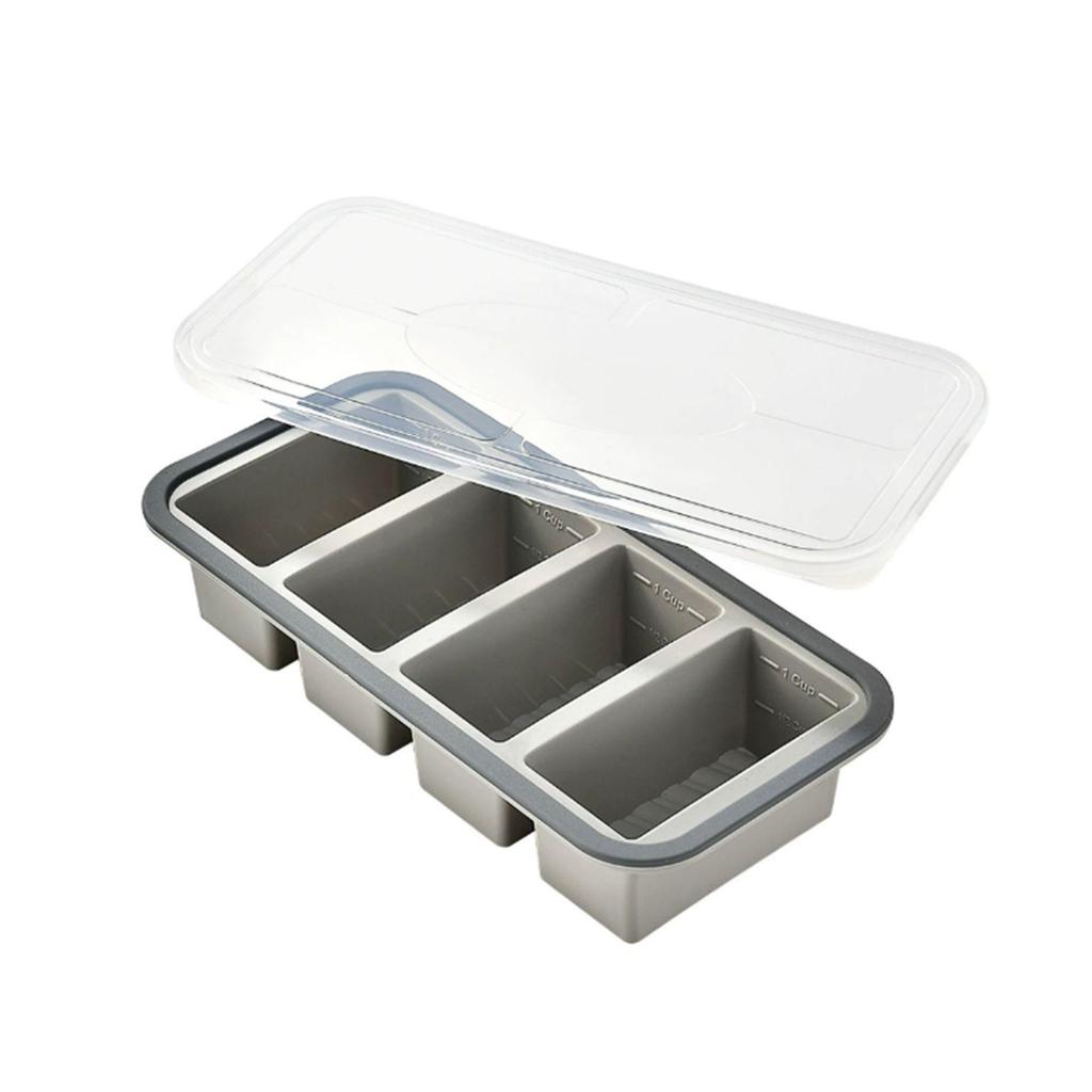 Silicone Food Storage Box - Airtight, Microwave Safe, Fridge & Kitchen Use