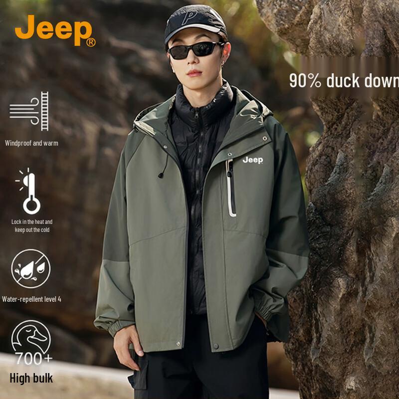 JEEP Unisex 3-in-1 Outdoor Winter Jacket