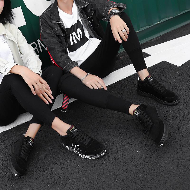 Couple casual shoes spring and autumn new board shoes men's trendy shoes teenagers casual women's sports shoes men