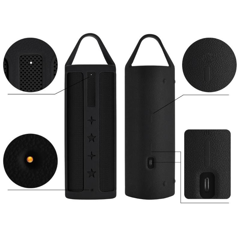Silikonowe Etui Pokrowiec dla Roam 2/Roam Bezprzewodowy Głośnik Przenośny Kompatybilny z Bluetooth Pokrowiec z Karabinkiem do Podróży