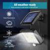 LED Solar Lights Split Wall Lamp Motion Sensor Sunlight Light 3 Mode Outdoor Waterproof Emergency Street Garden Security Light