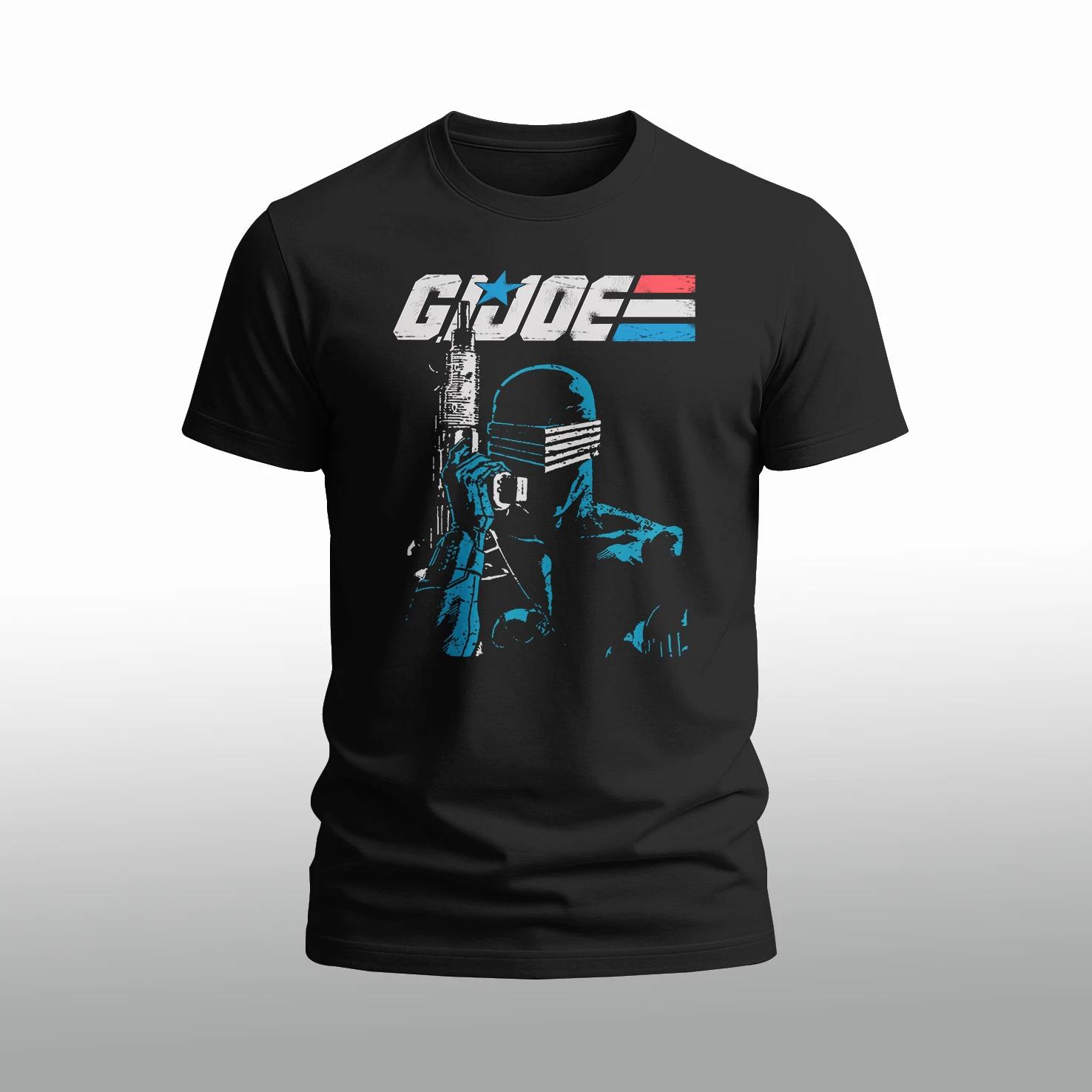 GI Joe Snake Eyes logo funny T-Shirt Size S-5XL Made in USA XS