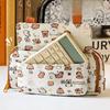 Kawaii Kapibara Pencil Case Large Capacity Multifunction Storage Bag Creative Flip Cartoon Stationery Bag Office Supplies