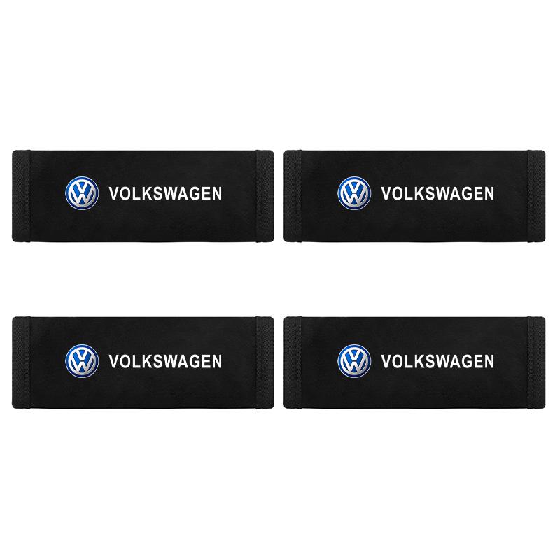 2026 Chaud Pour VW VOLKSWAGEN 1/2/4PCS Intérieur de Voiture Poignée de Toit de Voiture Housse de Protection Peluche Pour Volkswagen VW GOLF TOUAREG CADDY PAS