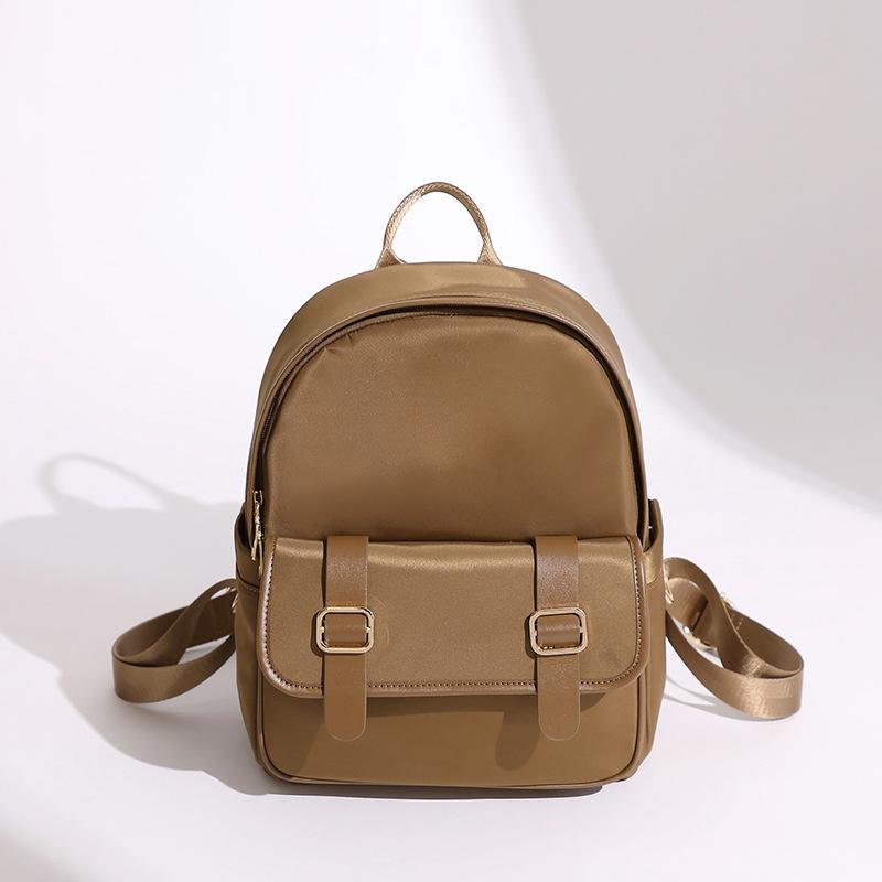 

Мини-рюкзак All-match Oxford, женская модная повседневная сумка для поездок на работу, легкий дорожный рюкзак для отдыха на природе, небольшой рюкзак коричневый