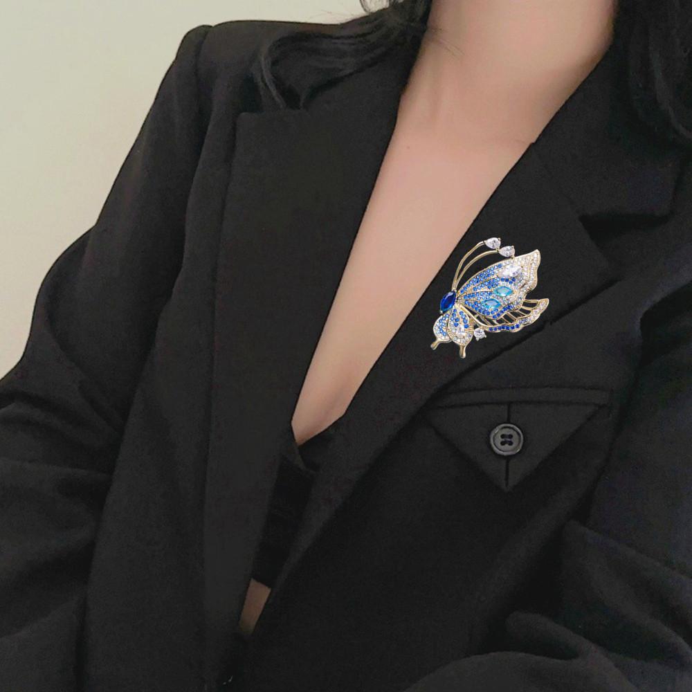 Senior-Broschen, Blumen-Blatt-Brosche, Anstecknadeln für Damen, Anzug-Anhänger, modische Broschen, Schmuck