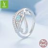 Eye Of Horus Opal Ring Luxury S925 Silver Ring Jewelry