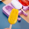 Animal Shape Silicone Ice Cream Molds Foldable, Non-Stick, Temperature Safe - Make Popsicles, Pudding