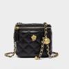 Private Garden 2023 New Camellia Diamond Chain Box Small Bag Women Summer Mini Shoulder Crossbody Bag