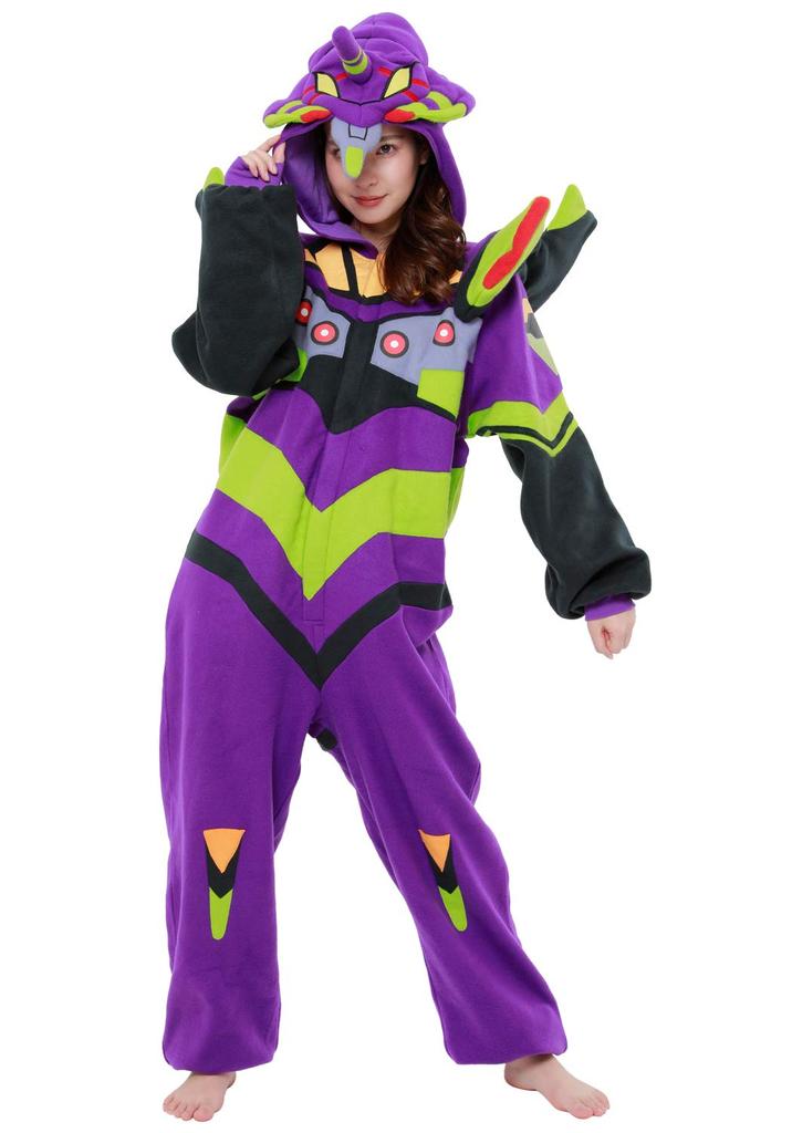 SAZAC Character Fleece Kigurumi Evangelion Unit-01