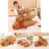 Water Capybara Plush Animal Pillow With Soft Pp Cotton Filling For Kids Room Decor