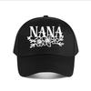NANA Floral Embroidered Washed Cotton Baseball Cap Baseball Cap Fashion Unisex Sunhat Womens Outdoor Sports Snapback Cap