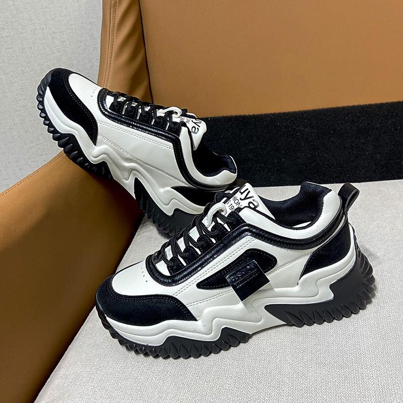 Spring and Autumn Women's Shoes New 2025 Popular Dad Shoes Children's Versatile Student Single Shoes Casual Versatile Comfortable Sports Shoes