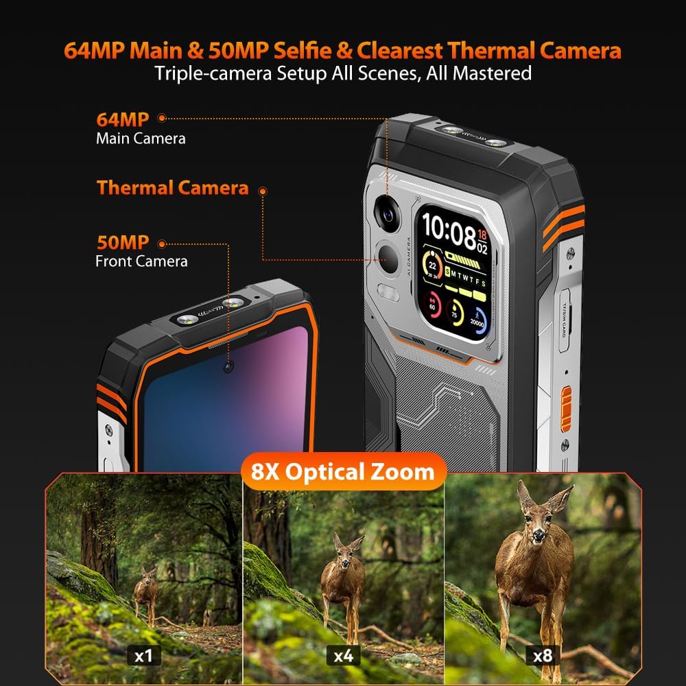 Celular Blackview Xplore 1 Pro 5G 48GB+512GB 20000mAh Tela de 6.78" 64MP Android 15 Smartphone