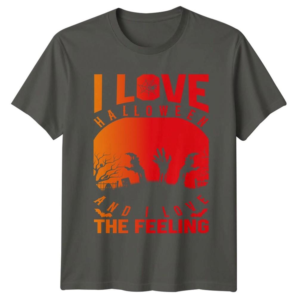I Love Halloween And I Love TShirt Zombie Gift For Him And Her S