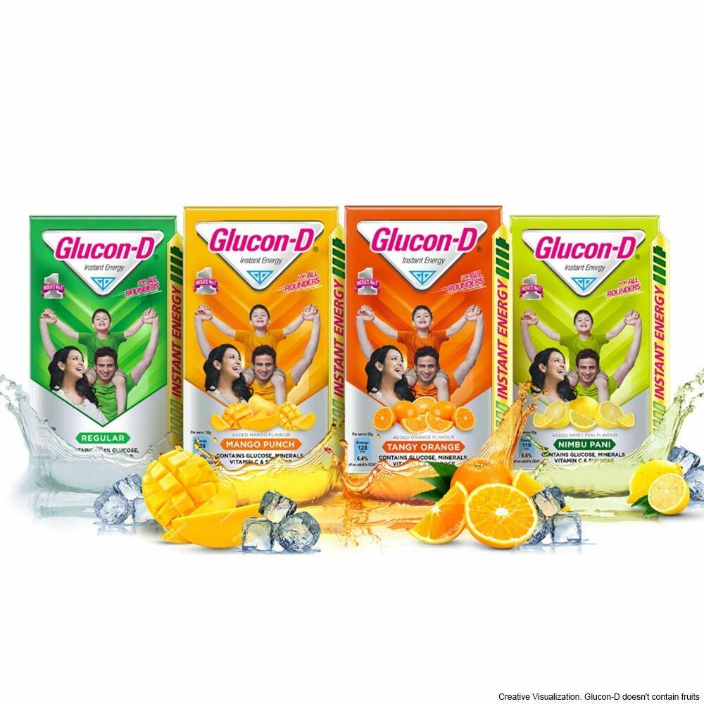 Glucon-D Getränkepulver – auf Glukose-D-Basis, Orangengeschmack, 100 g – ORANGE JL184609806175