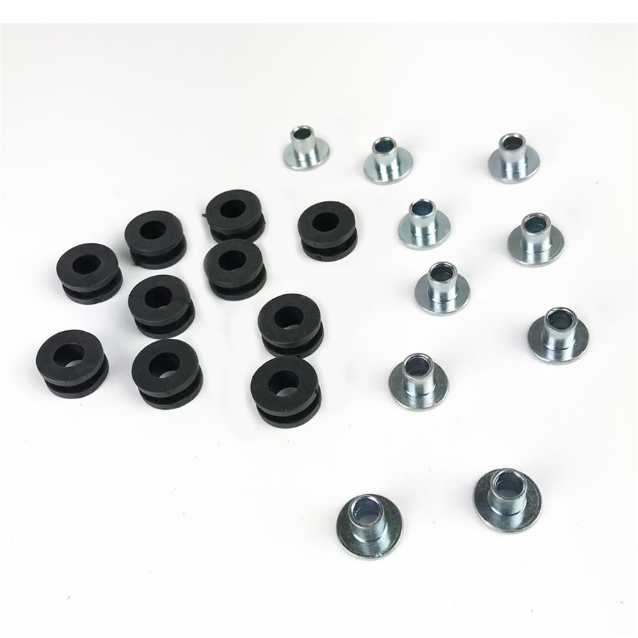 30PCS Motorcycle Rubber Grommets Bolt For Honda Yamaha Suzuki Kawasaki Fairing